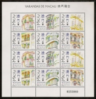 MACAU 1997 Varandas Of Macau MNH - Blocs-feuillets