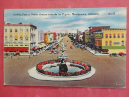 Montgomery,AL--Looking East On Dexter Avenue Towards The Capitol--not Mailed--PJ 176 - Altri & Non Classificati