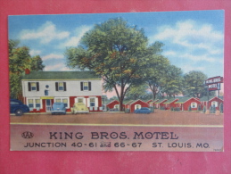 St. Louis,MO--King Bros Motel--not Mailed--PJ 178 - Other & Unclassified