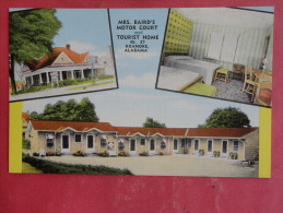 Roanoke,AL--Mrs. Baird´s Motor Court And Tourist Home--not Mailed--PJ 181 - Otros & Sin Clasificación