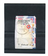 NOUVELLE -CALEDONIE   76 F   Année 1989   Poste Aérienne   (sur Fragment Belle Oblitération) - Gebraucht