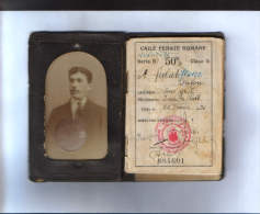 Romania-Identification Card For Travel CFR Years 1930-1934, Bukovina-Cernautzi-7/scan S - Europe