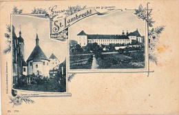 AK STEIERMARK  STYRIA St. Lambrecht ,OST.FRONT,VERLAG JOH.DERMUTZ,Nr.99. 350.OLD POSTCARD VOR 1904 - Mureck