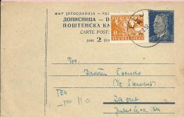 Carte Postale - Celje, 7.2.1952., Yugoslavia - Lettres & Documents