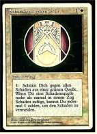 Karte Magic The Gathering  -  Verzauberung  -  Schutzkreis Gegen Grün  -  Deutsch - Other & Unclassified