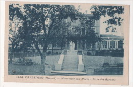 CAPESTANG - Monument Aux Morts - Ecole Des Garçons - Capestang