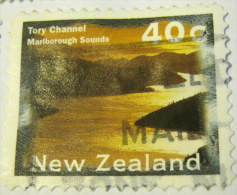 New Zealand 1996 Tory Channel Marlborough Sounds 40c - Used - Used Stamps