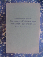 Verband Deutscher Tonwaren-Fabrikanten ...-catalog   (K-2) - Art