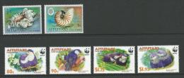 WWF Set Of 4 Complete MUH On Rear And Two Other Defin Stamps  Good Scott Catallogue Value - Aitutaki