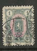 FINLAND SUOMI Finnland 1889 Michel 32 O - Usados