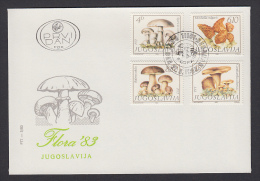 YUGOSLAVIA - FDC - Flora - Mushrooms, Year 1983 - Covers & Documents