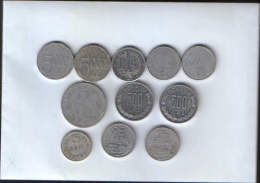 Romania- 11 Coins Circulated In The Period 1975-2004-2/scans - Romania