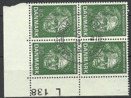 DENMARK Dänemark Danmark M. A. Nexö In 4-Block O In 2012 - Used Stamps