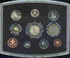 Grande-Bretagne Great Britain Coffret Officiel Proof BE PP 1 Penny à 5 Livres 2000 Millenium KM PS111 - Mint Sets & Proof Sets