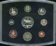Grande-Bretagne Great Britain Coffret Officiel Proof BE PP 1 Penny à 5 Livres 2002 50 Ans De Elisabeth II KM PS133 - Nieuwe Sets & Proefsets