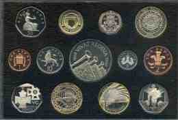 Grande-Bretagne Great Britain Coffret Officiel Proof BE PP 1 Penny à 5 Livres 2006 80 Ans Elisabeth II KM PS148 - Nieuwe Sets & Proefsets