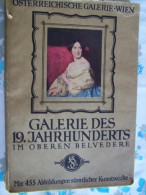 ÖSTERREICHISCHE GALERIE WIEN GALERIE DES 19 JAHRHUNDERTS IM OBEREN BELVEDERE 1924 - 455 Abbildungen Sämticher Kunstwerke - Kunstführer