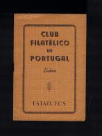 Portugal Lisboa 1944 RARE RARE RARE Printed 1945 Original Book Estatutos Cfp Clube Filatelico Portugal  Sp2618 - Lettres & Documents