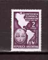 ARGENTINA 1957 Interamerican Conference Yvert Cat. N° Air 46 MINT NEVER HINGED - Unused Stamps