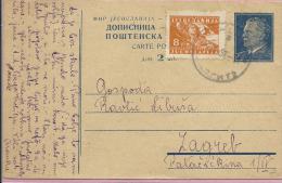 Carte Postale - Split, 7.12.1951., Yugoslavia - Lettres & Documents