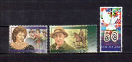 Nueva  Zelanda   1995  .-   Y&T Nº   1409 - 1411 - 1415 - Used Stamps