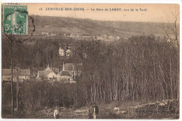 CPA La Gare De Lardy  Janville Sur Juine  Vue De La Forêt 91 Essonne Bucherons - Lardy