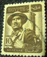 Egypt 1953 Defence Soldier 10m - Used - Gebruikt