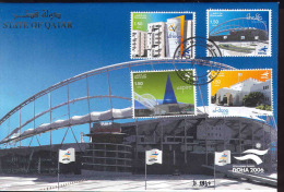 2006  - Architecture, Asian Games, FDC - Qatar