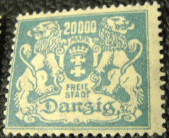 Danzig 1923 Arms 20000m - Mint - Neufs