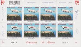 Monaco Mi 3007 First Mail Flight With Electric Plane Monaco-Nice - Plane MC30-E Over Monaco - 2010 - Full Sheet * * - Nuovi