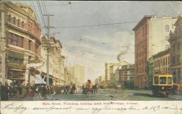 CANADA . WINNIPEG . MAIN STREET . WINNIPEG . LOOKING NORTH FROM PORTAGE AVENUE - Winnipeg