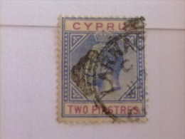 CHYPRE CYPRUS 1921 - 23 King George V Yvert & Tellier Nº 74 º FU - Chipre (...-1960)