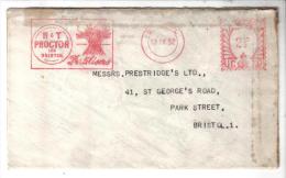 VER1398 - GRAN BRETAGNA , H T PROCTOR 19/09/1952: Made From A Map - Maschinenstempel (EMA)