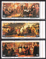 Aitutaki 1976 American Bicentennial 3 Strips MNH - Aitutaki