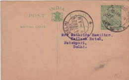 00803 Enteropostal Moradabad A Delhi 1929 - 1911-35 King George V