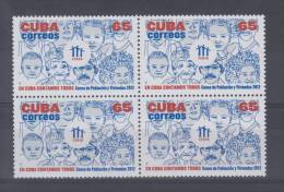 2012.31 CUBA 2012 MNH CENSO DE POBLACION. CENSUS OF POPULATION. BLOCK 4 - Unused Stamps