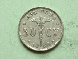 1930 FR - 50 CENT ( Morin 417 ) Zie Foto´s Voor Détail ! - 50 Centimes