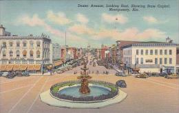 Alabama Montgomery Dexter Avenue Looking East Showing State Capitol - Montgomery