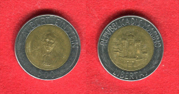 ITALIE - ITALIA - SAINT MARIN - SAN MARINO  - 500 LIRE EISTEIN 1984 - San Marino