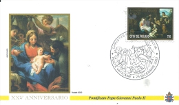 CITE DU VATICAN - Poste Vaticane  - Nativité 2002 - 25 Ans De Règne - Jean-Paul II - - Oblitérés