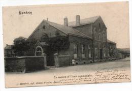 25139  -   Nandrin  La Maison Et L'école Communales - Nandrin