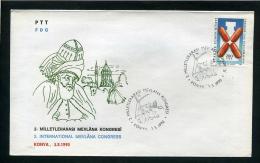 TURKEY 1990 FDC - 2nd International Mevlana Congress, Konya, May. 3 - FDC