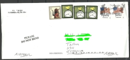 USA Flugpost Air Mail Letter To Estonia Estland Estonie 2012 - 3c. 1961-... Briefe U. Dokumente