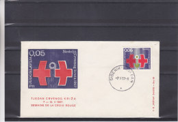 Croix Rouge - Yougoslavie - Lettre De 1967 - Oblitération Sibenik - Lettres & Documents