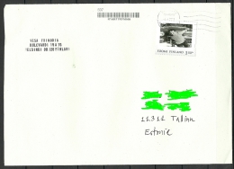 FINNLAND Finland 2011 Cover To Estonia Estland With My Stamp Meine Marke - Storia Postale