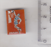 USSR Russia Old Sport Pin Badge - Basketball - Basketball