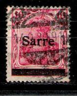 Sarre N° 6 Oblitéré - Gebraucht