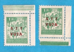 1949 X  12-21  TRIESTE ZONA B JUGOSLAVIJA STT VUJA SLOVENIJA ITALIA MILITARI RR TWO COLLOR  NEVER HINGED - Nuovi