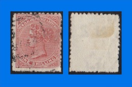 NZ QV SG245 1s Brown 1882, VFU - Oblitérés