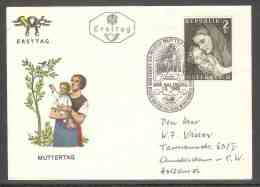 Oostenrijk Austria Österreich 1968 FDC -Mi 1260 YT 1092 - Mother And Child – Mothers’ Day/ Mutter Mit Kind - Muttertag - Mother's Day